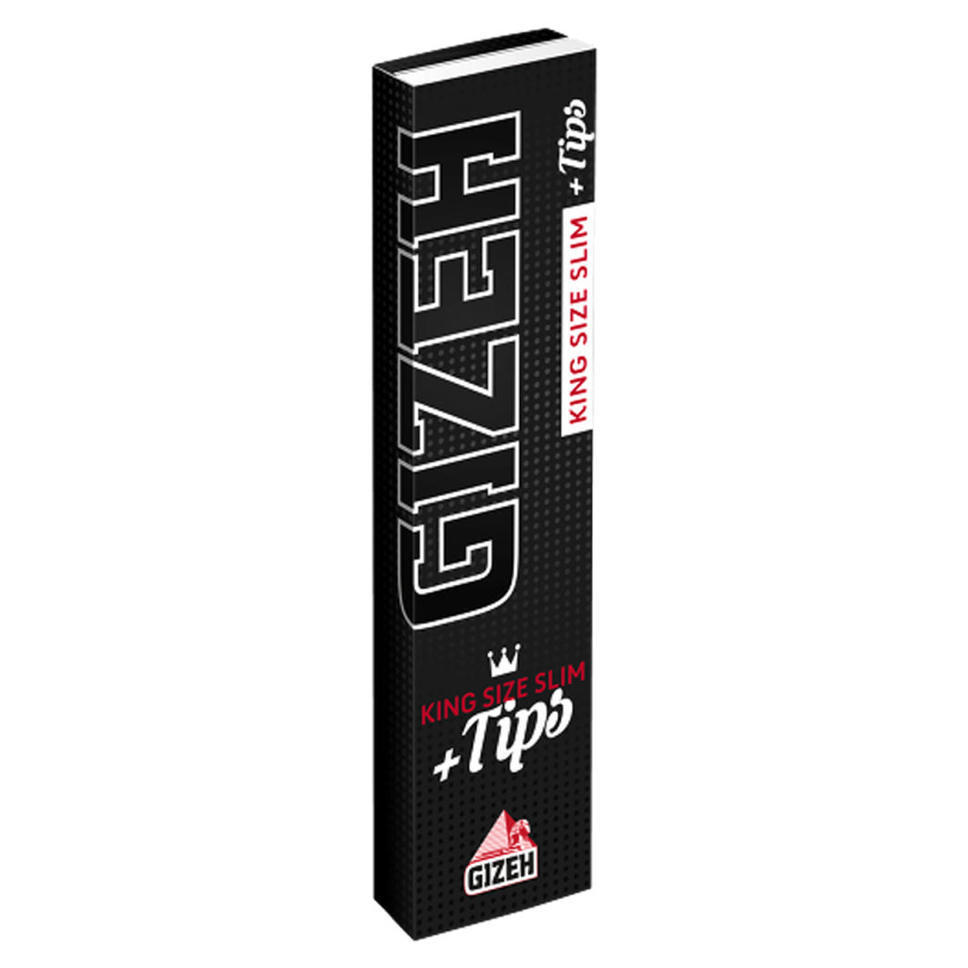Gizeh Black King Size Slim+Tips