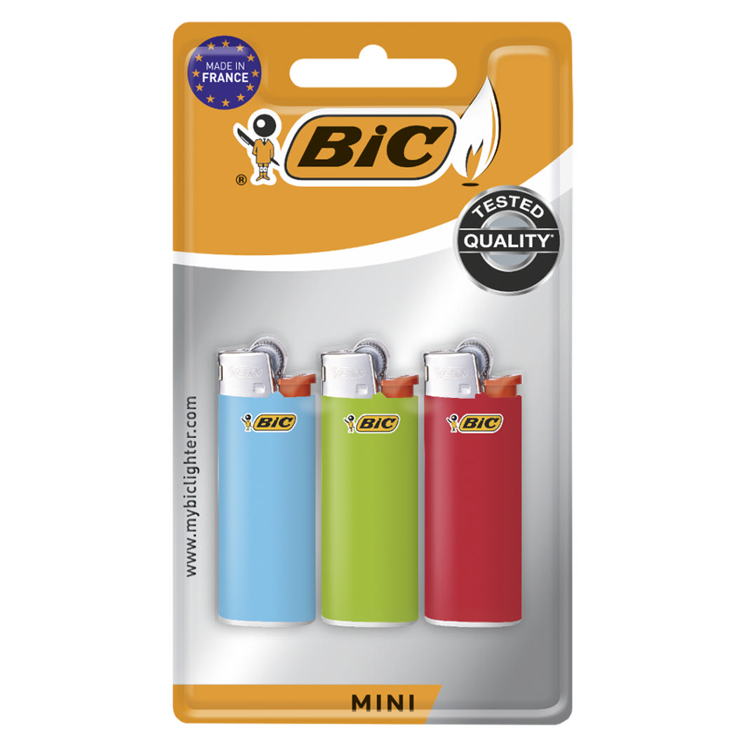 BiC Mini J25 Feuerzeug ass. 3 Stk.