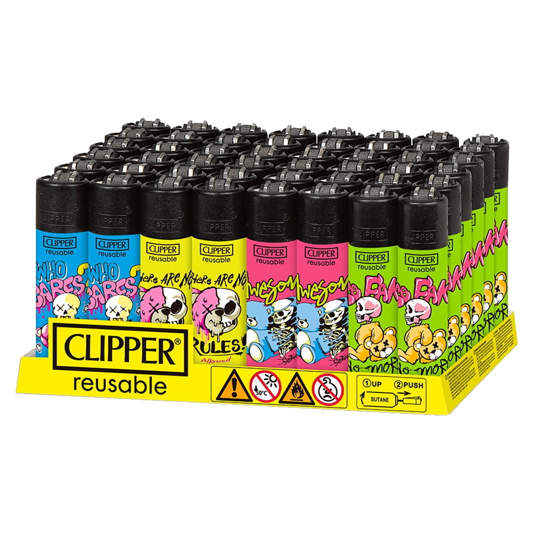 Clipper Classic Large Bear Skulls 48Stk