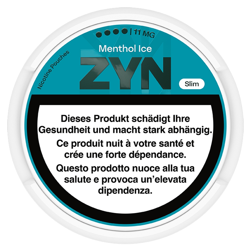 ZYN Slim Menthol Ice 21 Nicotine Pouches