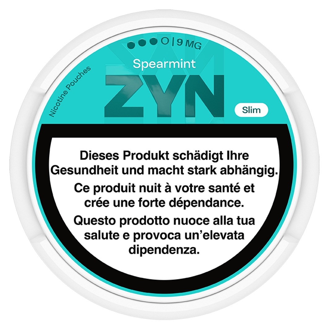 ZYN Slim Spearmint 21 Nicotine Pouches