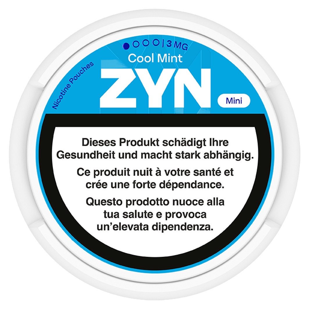 ZYN Mini Cool Mint Medium 20 Nicotine Pouches