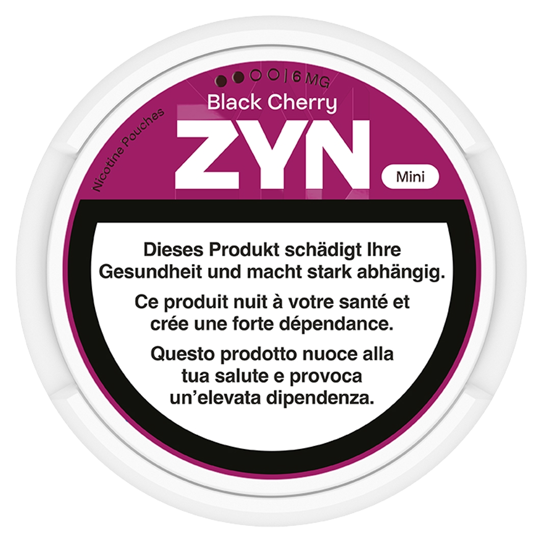 ZYN Mini Black Cherry Strong 20 Nicotine Pouches
