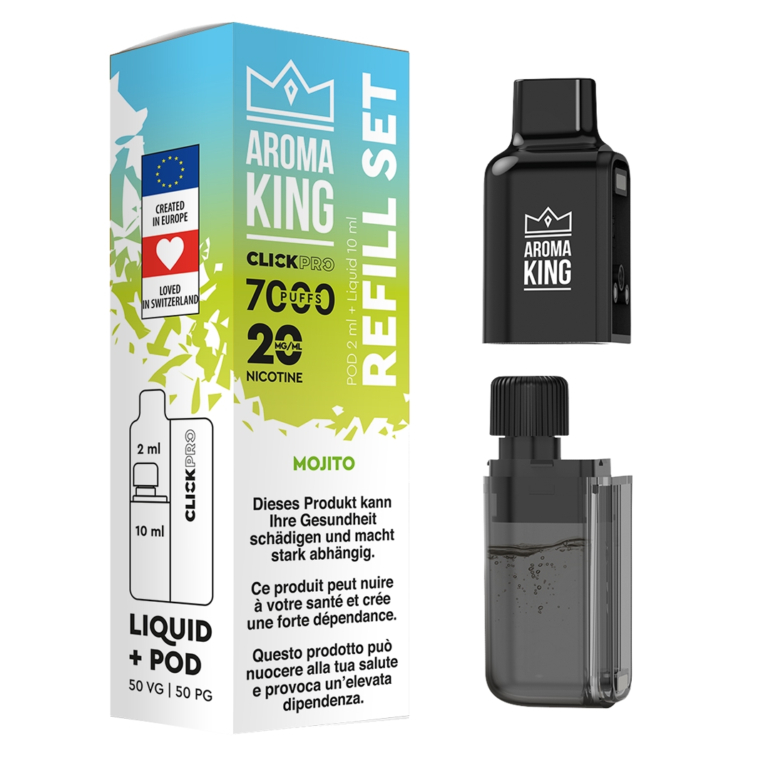 Aroma King Click Pro Mojito 7000 Puffs