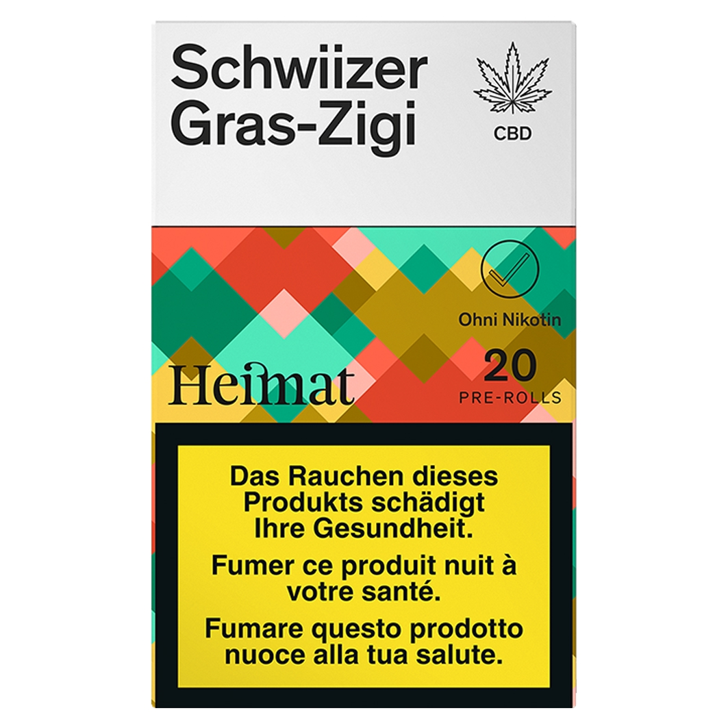 Heimat Schwiizer Gras Zigi CBD Pre Rolls