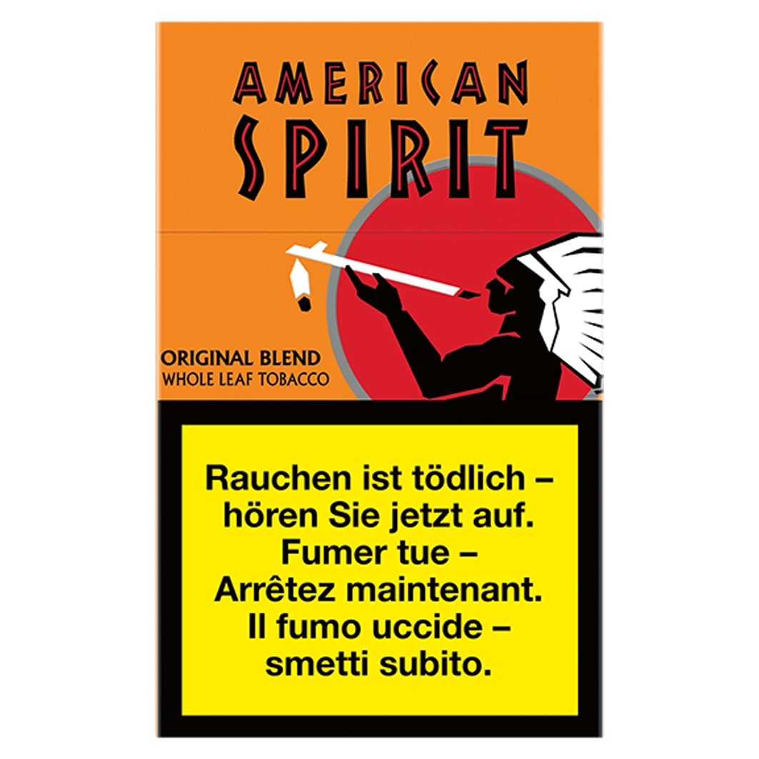 American Spirit Orange Box