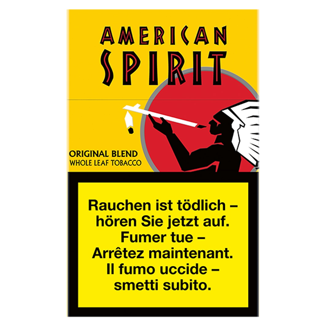American Spirit Gelb Box