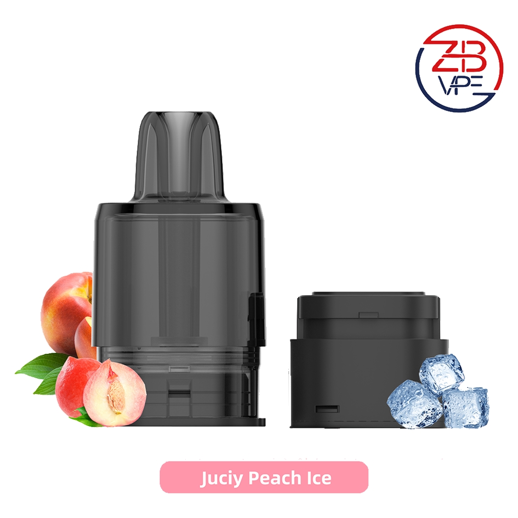 ZHB Vape Pods Juicy Peach Ice 2+10ml