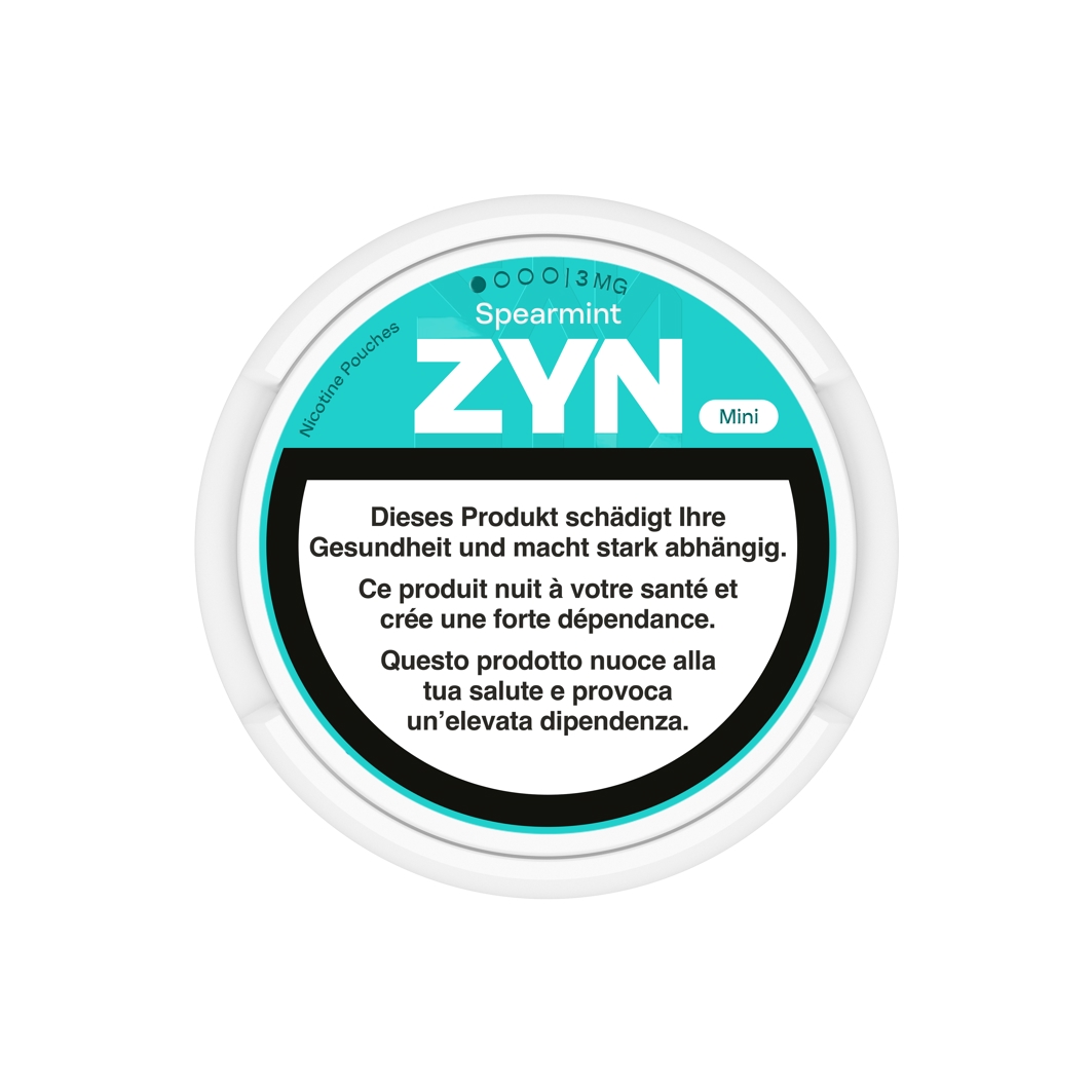 ZYN Mini Spearmint Medium 20 Nicotine Pouches