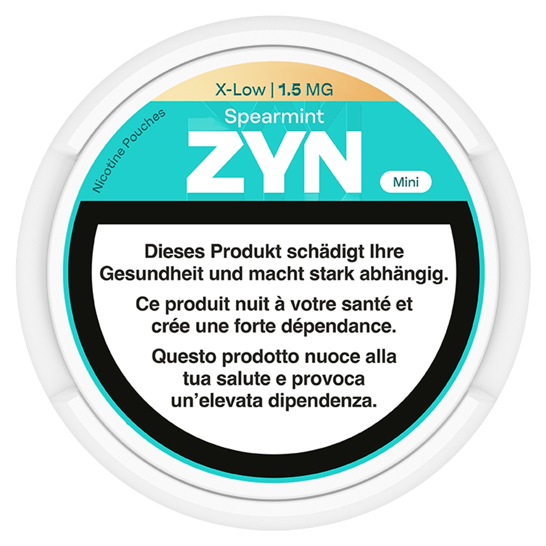 ZYN Mini Spearmint X-Low 20 Nicotine Pouches