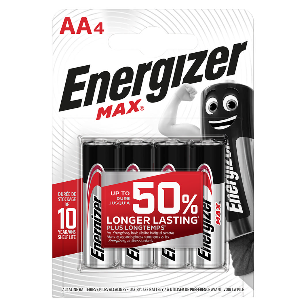 Energizer Max AA4 LR6/E91