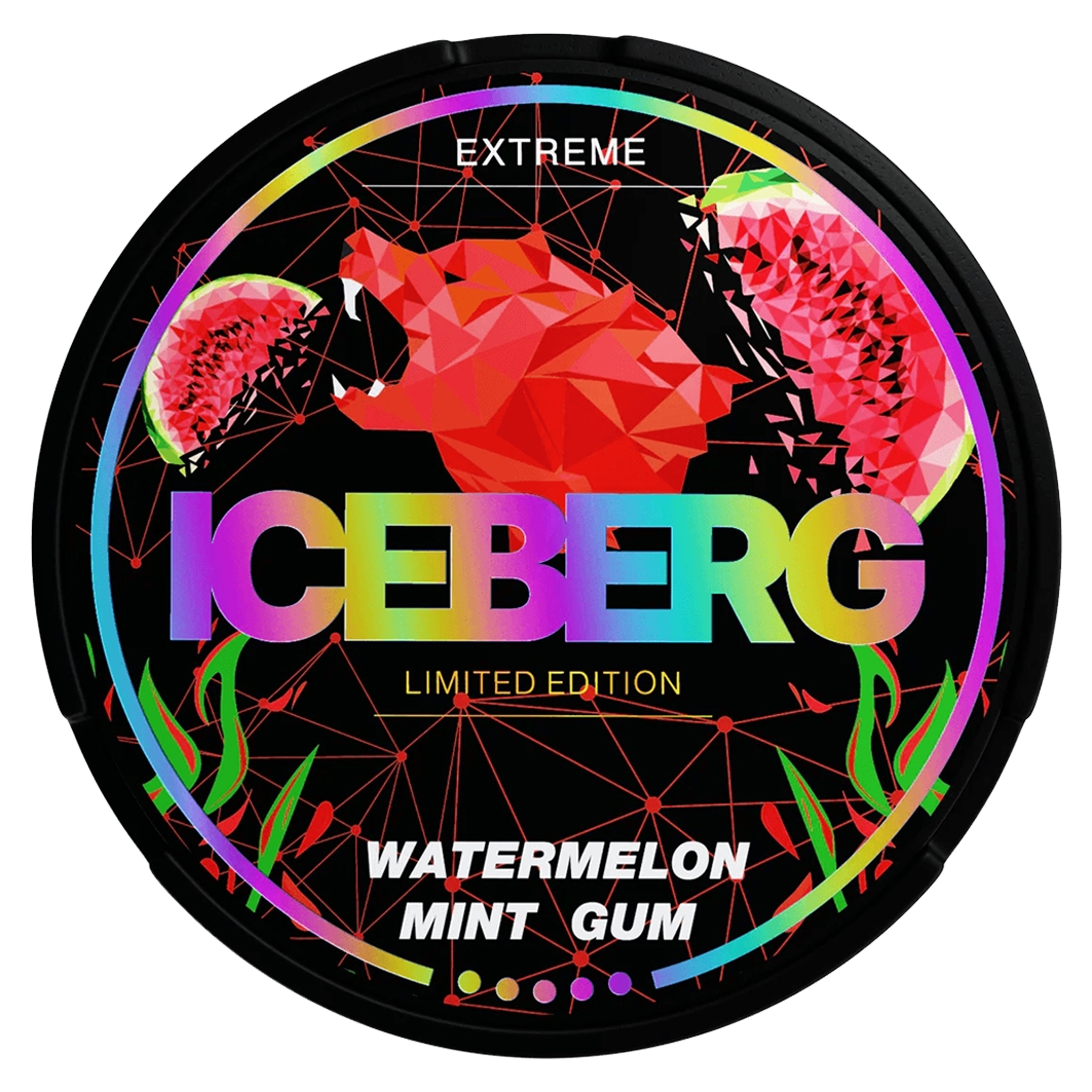 Iceberg Watermelon Mint Gum 50mg