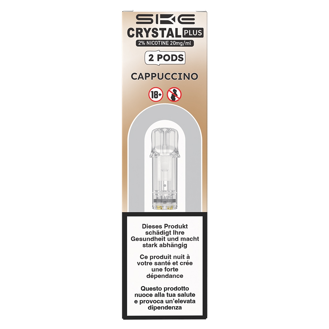 SKE Crystal Plus Cappuccino 2 x 2ml Pods