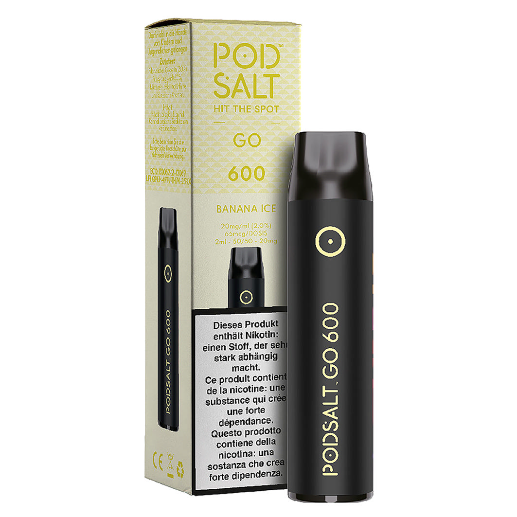 Pod Salt Go Banana Ice 600 Puffs