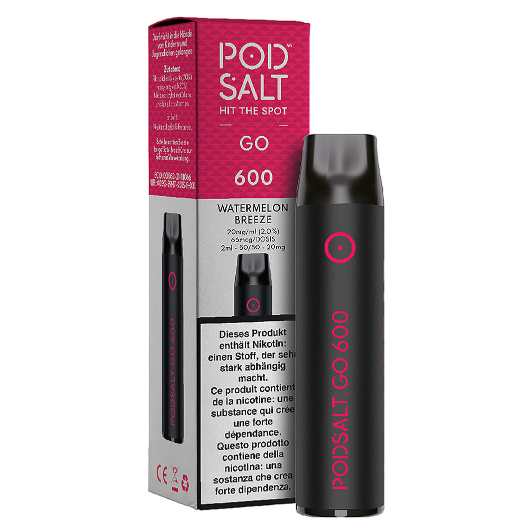 Pod Salt Go Watermelon Breeze 600 Puffs