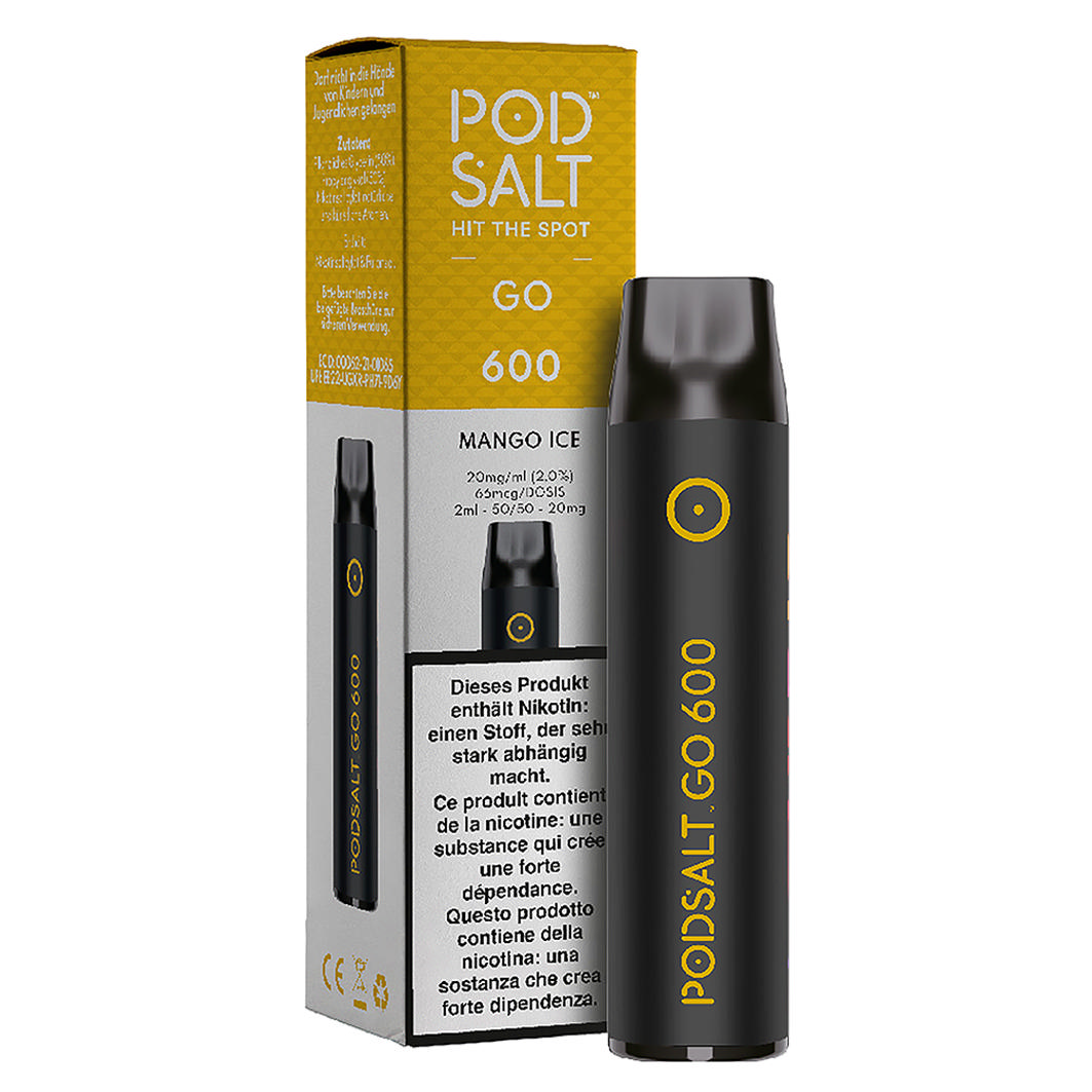 Pod Salt Go Mango Ice 600 Puffs