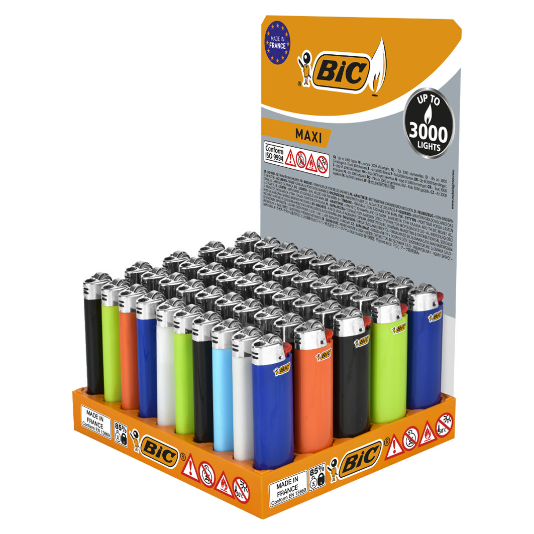 BiC Maxi J26 Feuerzeug ass.