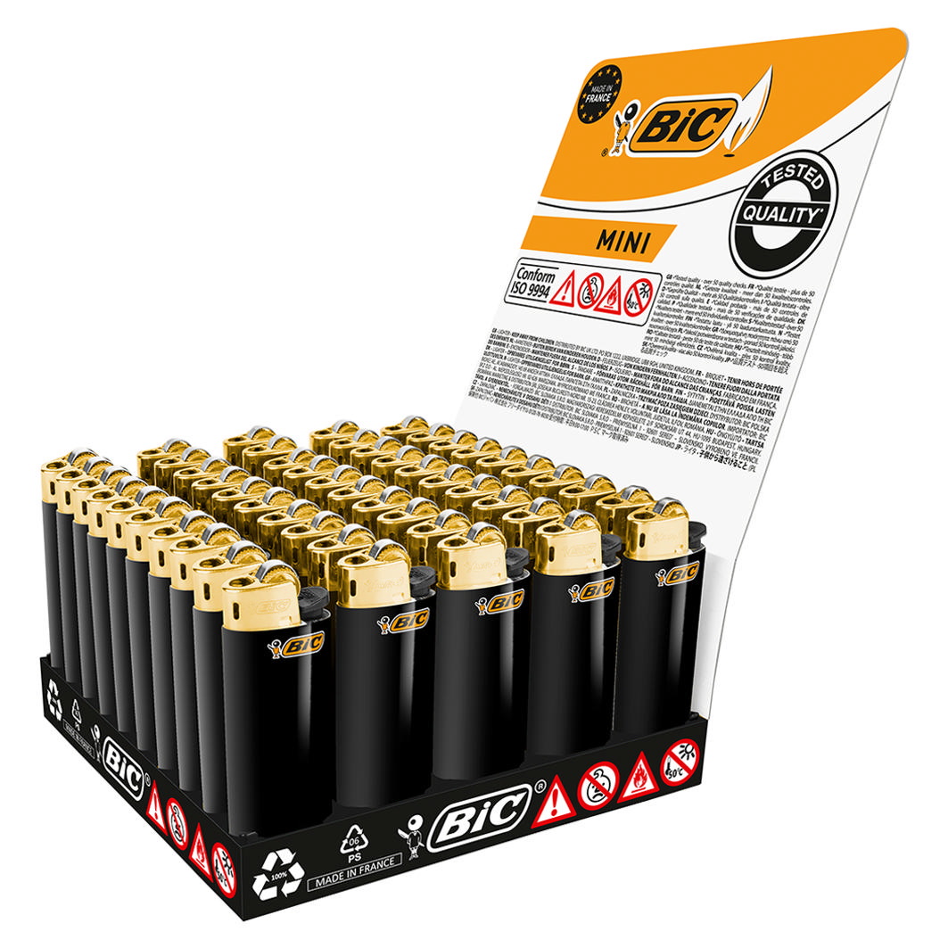 BiC Mini J25 Feuerzeug schwarz