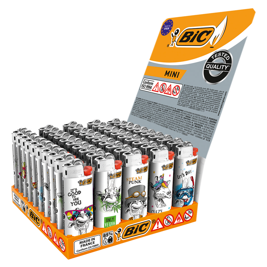 BiC Mini J25 Feuerzeug Decor ass.