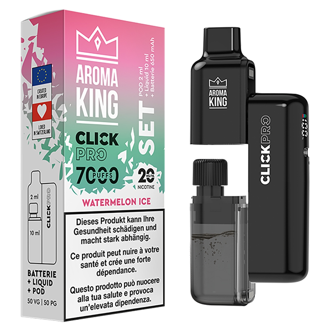 Aroma King Click Pro Watermelon Ice 7000 Puffs