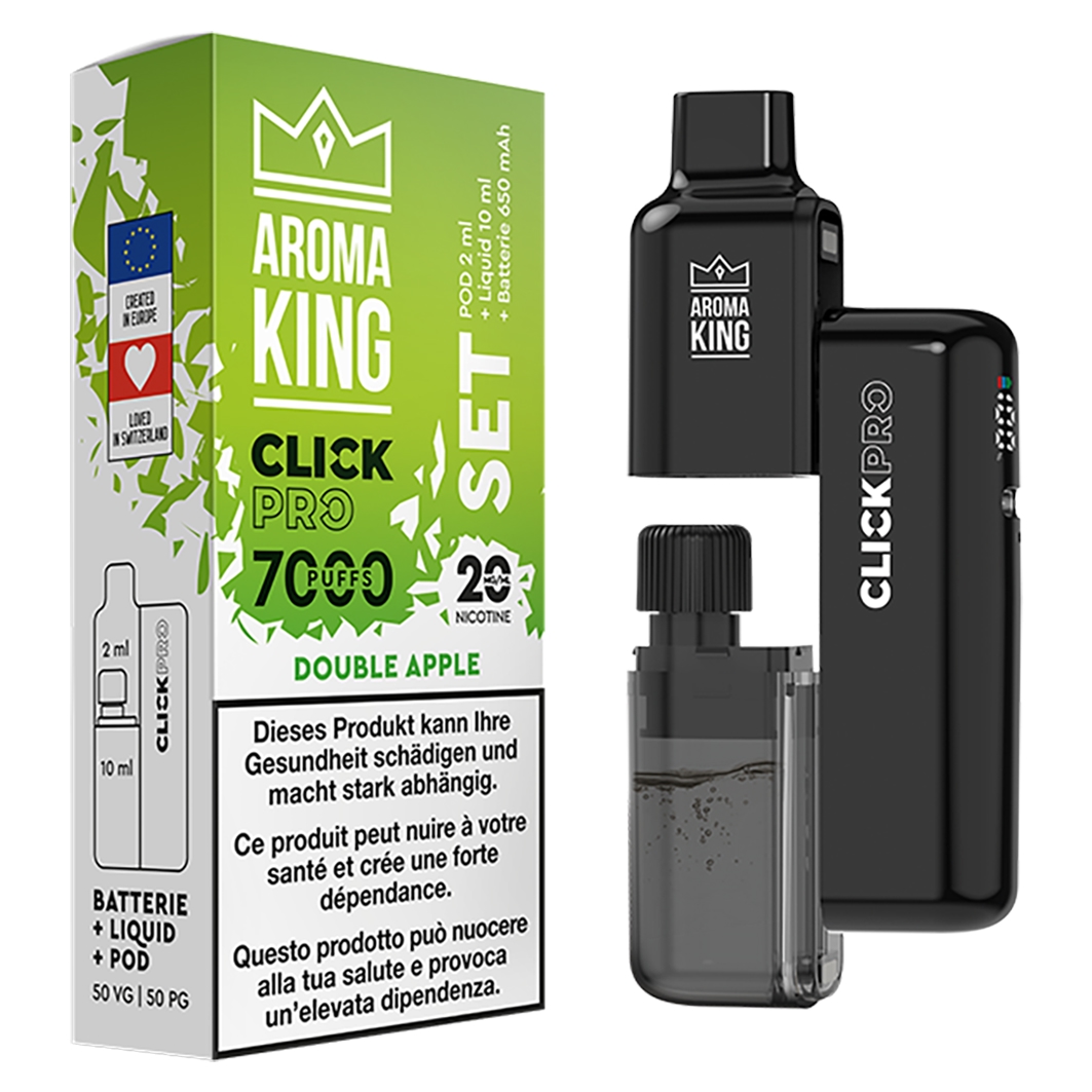 Aroma King Click Pro Double Apple 7000 Puffs