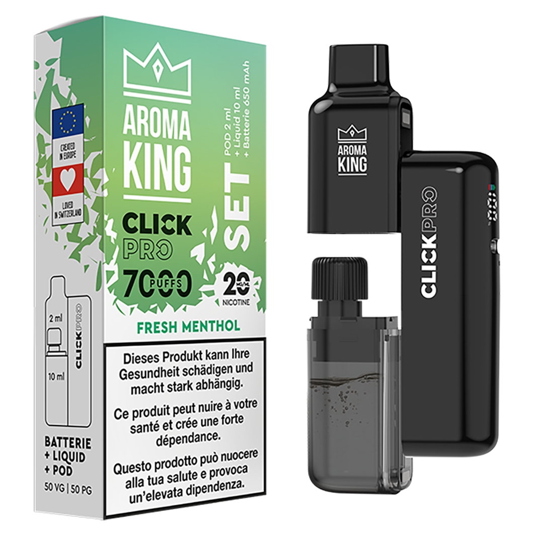 Aroma King Click Pro Fresh Menthol 7000 Puffs