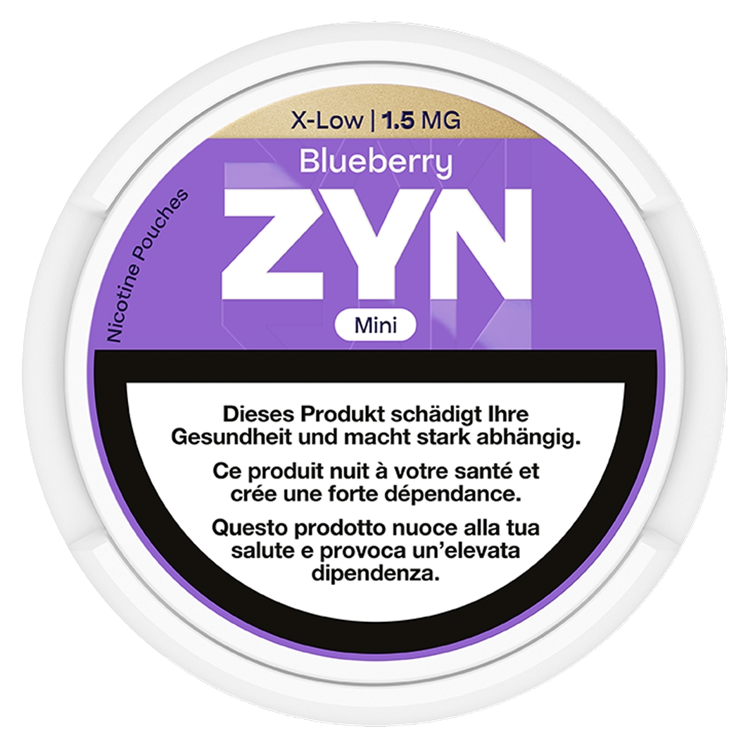 ZYN Mini Blueberry X-Low 20 Nicotine Pouches