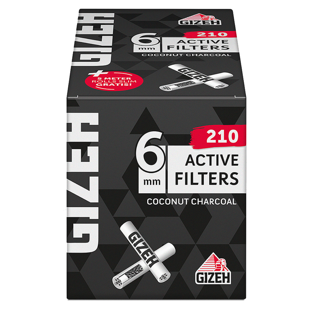 Gizeh Black Active Filter 6mm