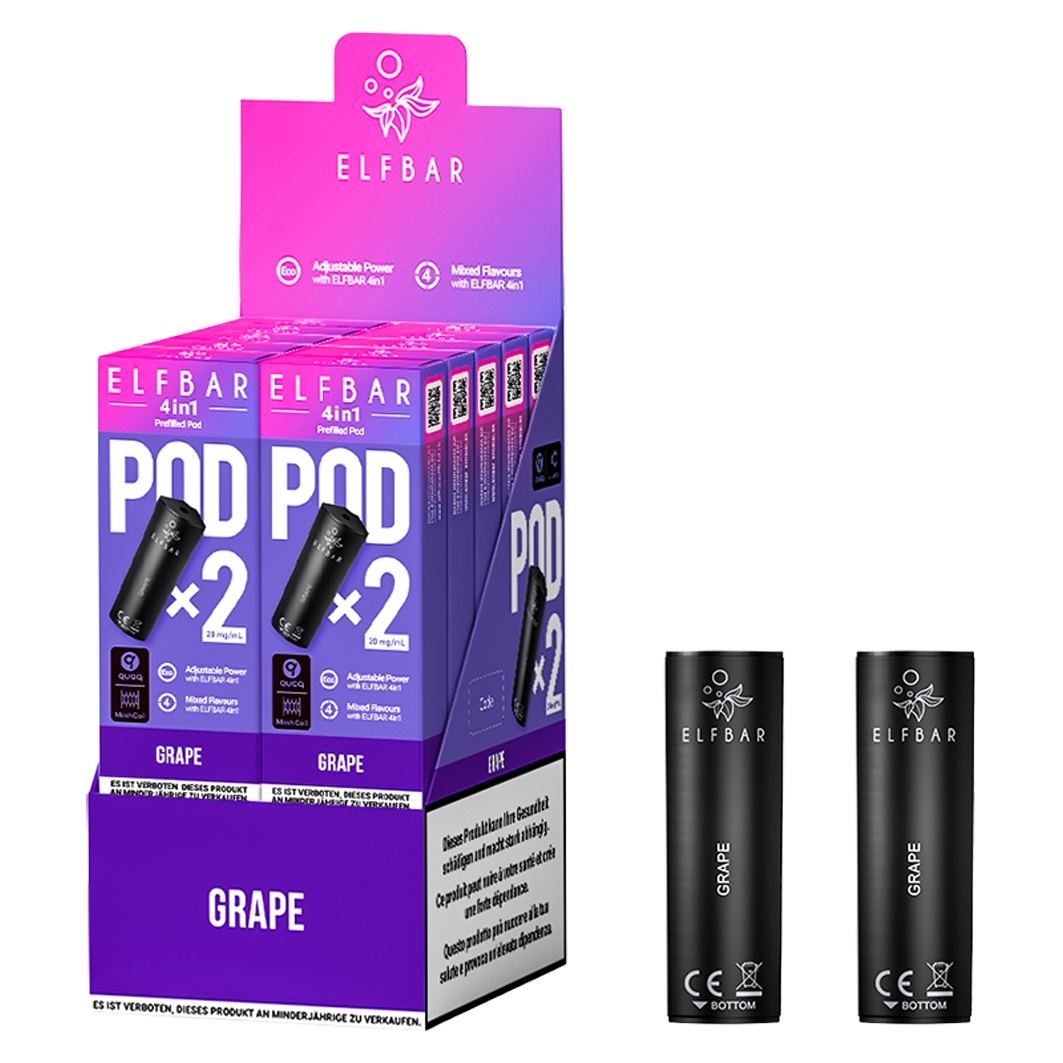 ELFBAR 4in1 Pods Grape 20mg