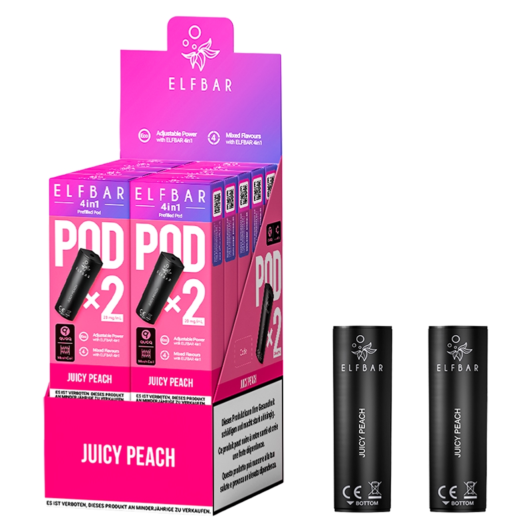 ELFBAR 4in1 Pods Juicy Peach 20mg