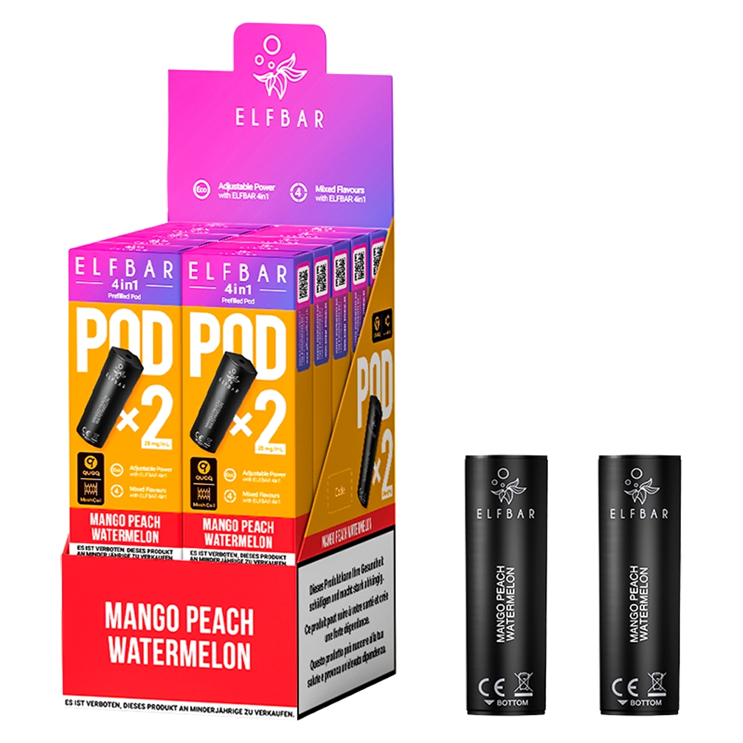 ELFBAR 4in1 Pods Mango Peach Waterme. 20mg