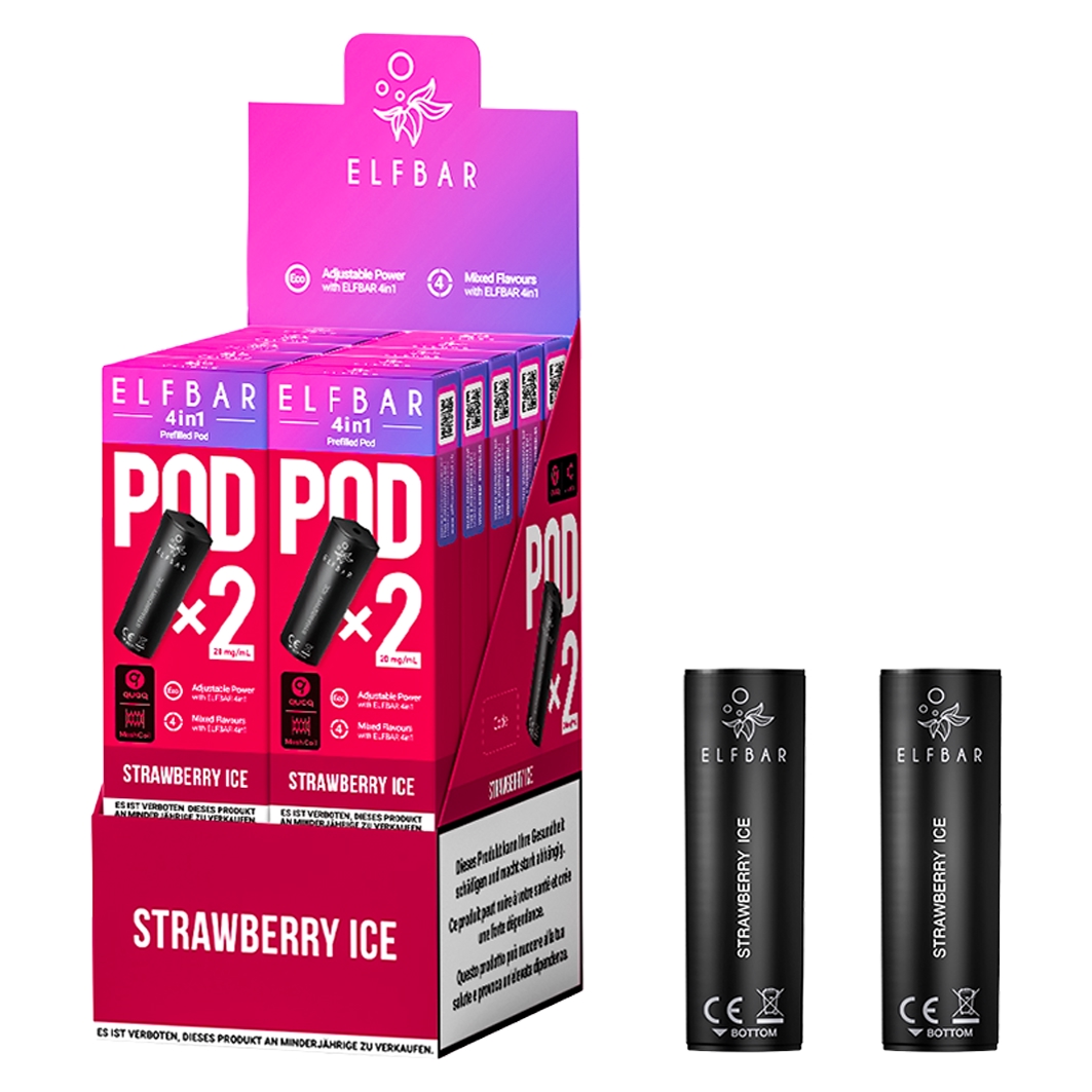 ELFBAR 4in1 Pods Strawberry Ice 20mg