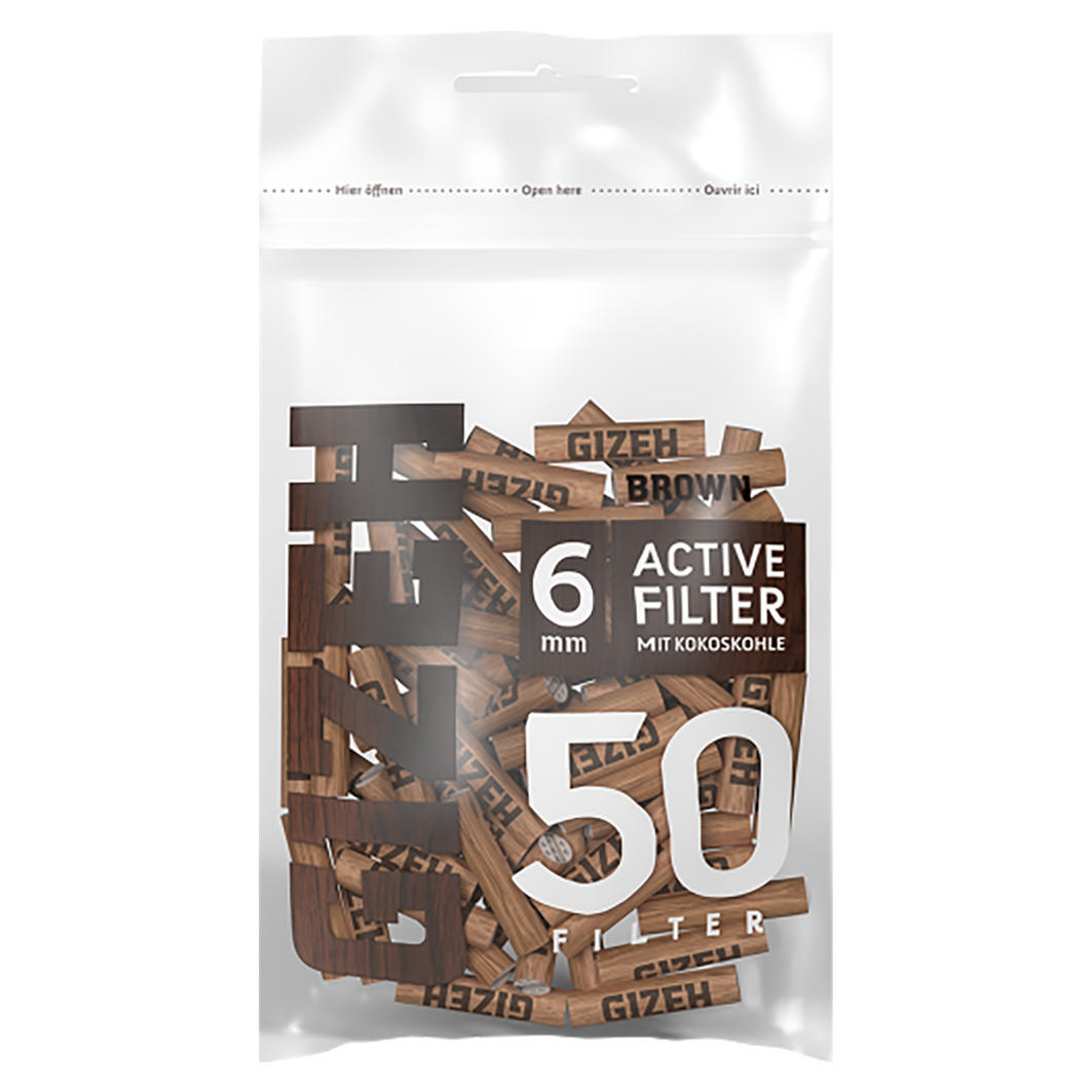 Gizeh Brown Active Filter 6mm