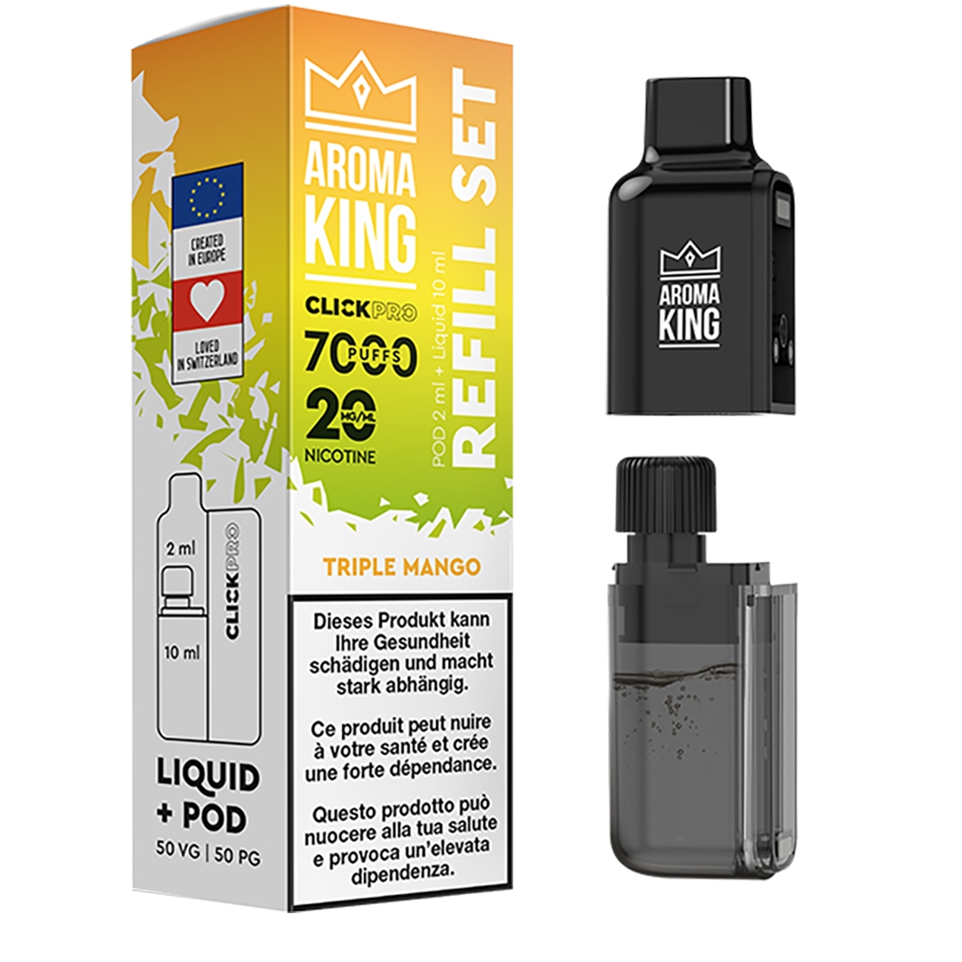 Aroma King Click Pro Tripple Mango 7000 Puffs