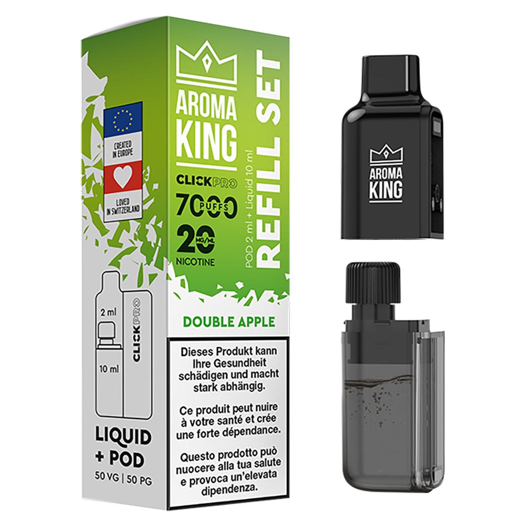Aroma King Click Pro Double Apple 7000 Puffs