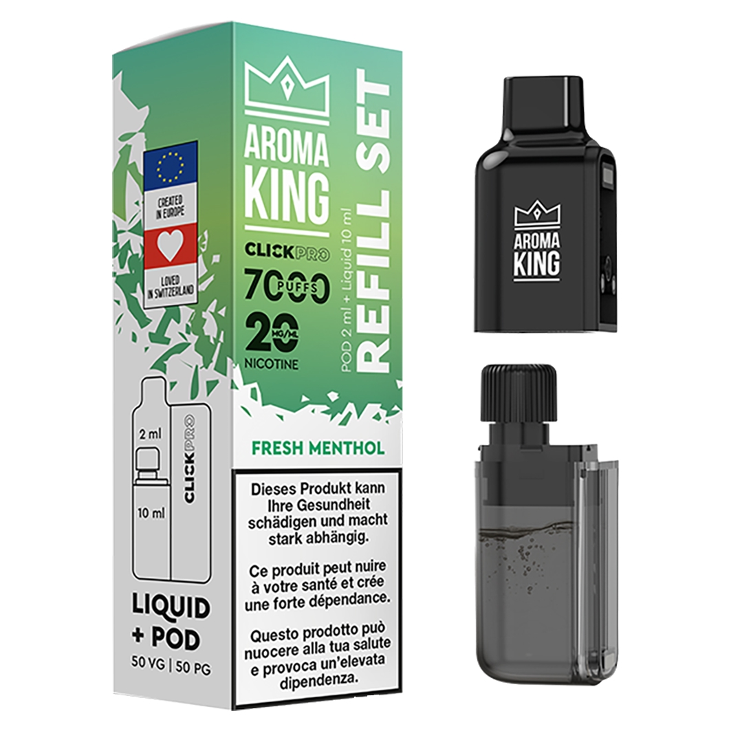 Aroma King Click Pro Fresh Menthol 7000 Puffs