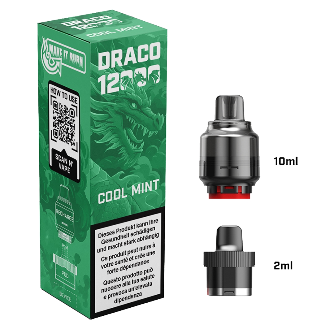 Like Me Draco Cool Mint bis zu 12000 Puffs