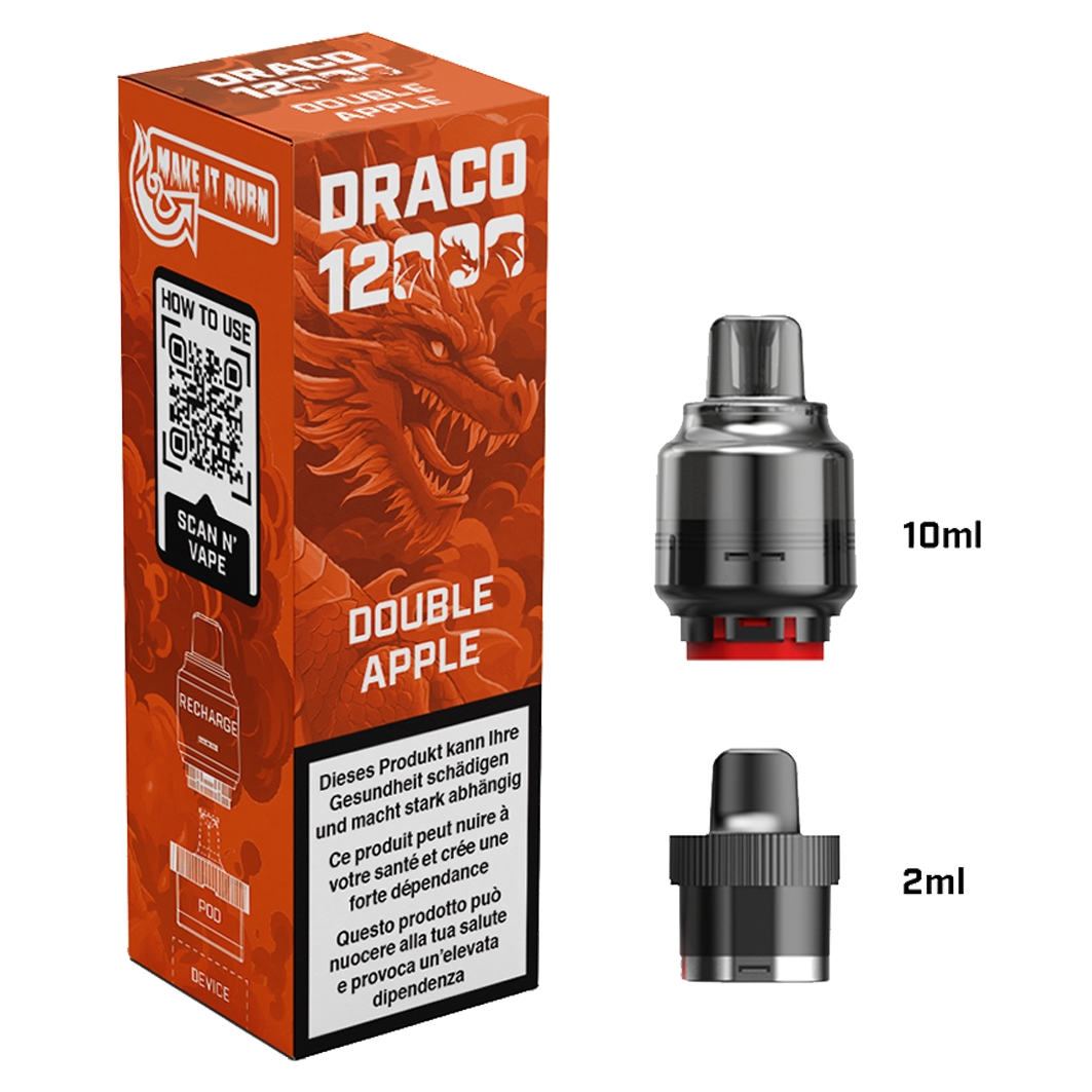 Like Me Draco Double Apple bis zu 12000 Puffs