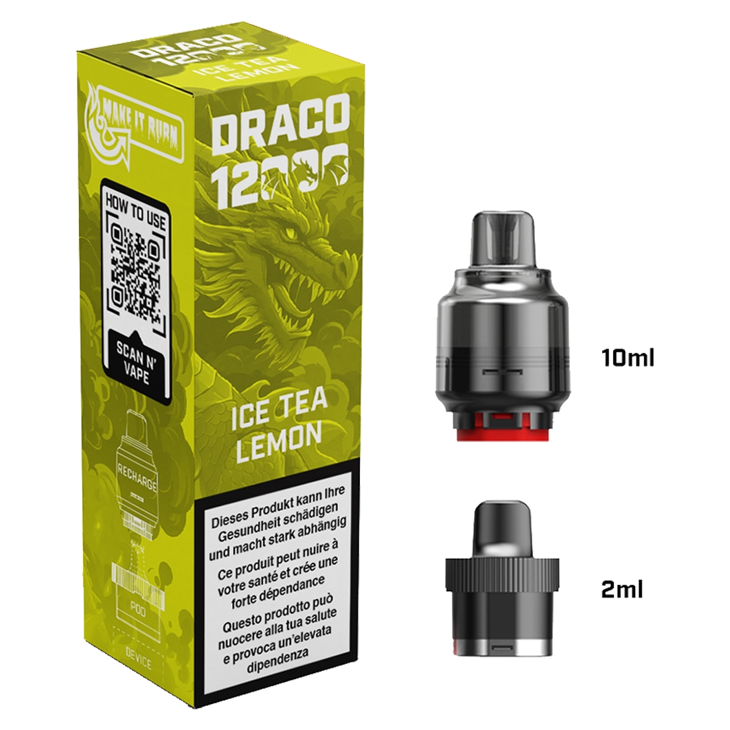 Like Me Draco Ice Tea Lemon bis zu 12000 Puffs