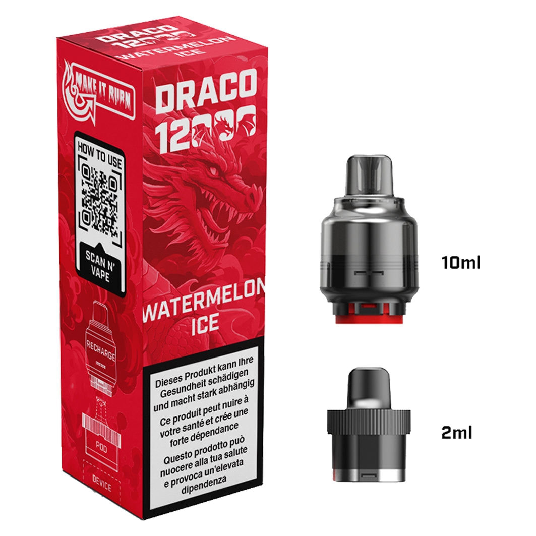 Like Me Draco Watermelon Ice bis zu 12000 Puffs