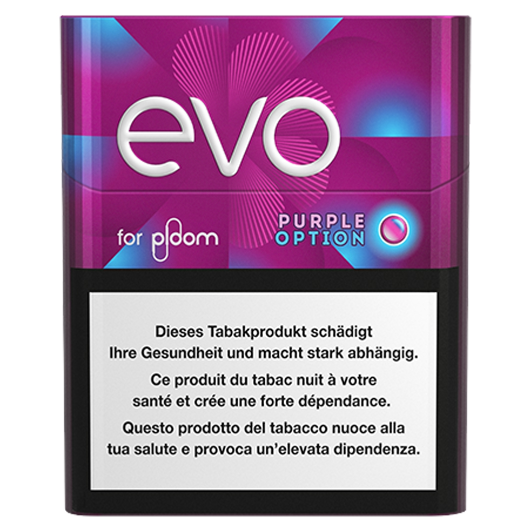 Evo Tobacco Purple Option Sticks