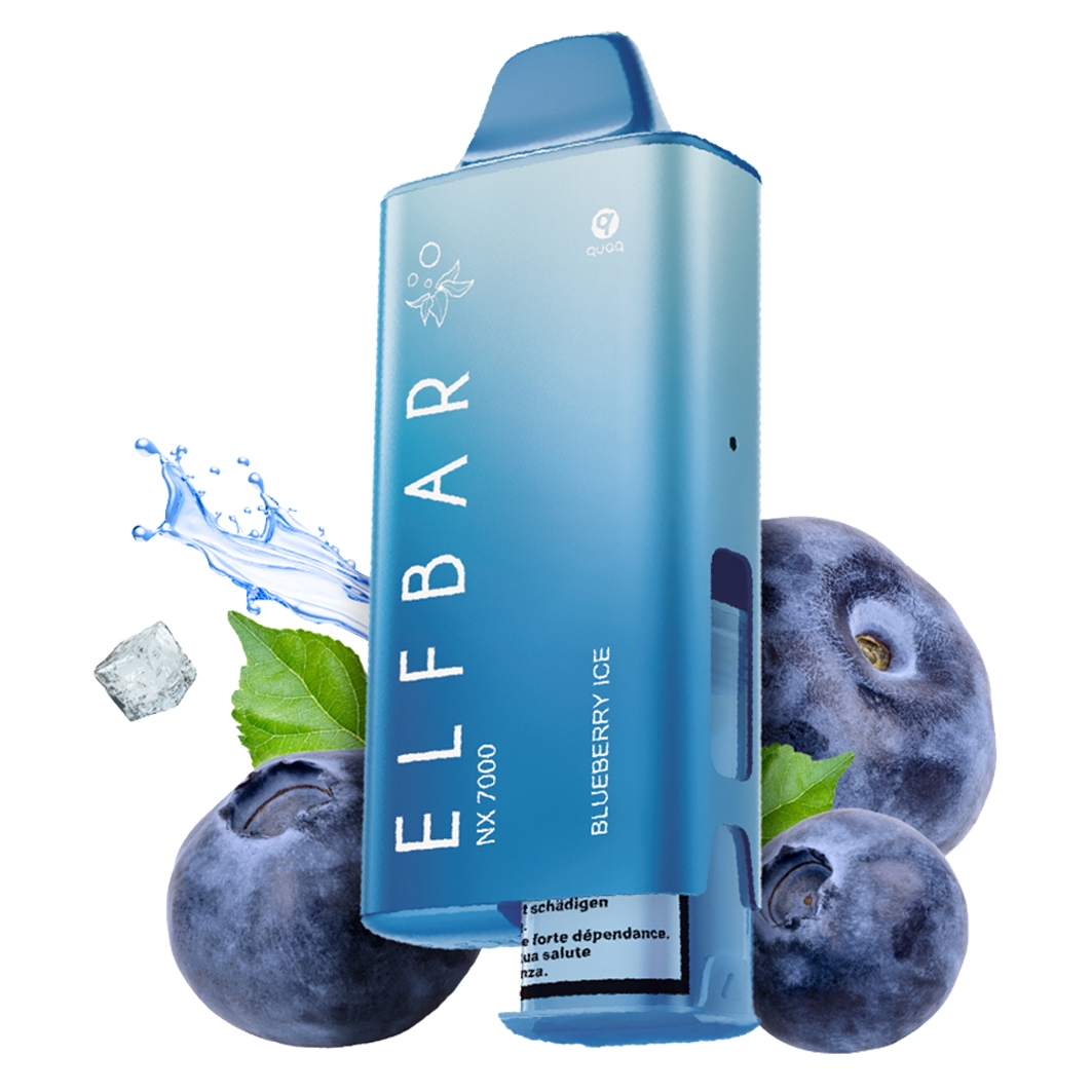 ELFBAR NX 7000 Kit Blueberry Liquid Menge: 12 ml