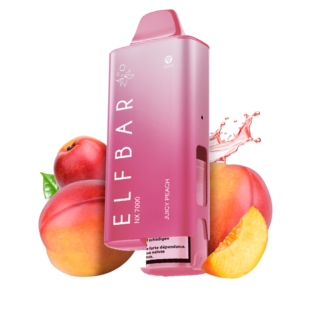 ELFBAR NX 7000 Kit Juicy Peach Liquid Menge: 12 ml