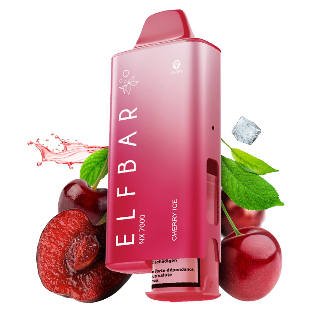 ELFBAR NX 7000 Kit Cherry Ice Liquid Menge: 12 ml