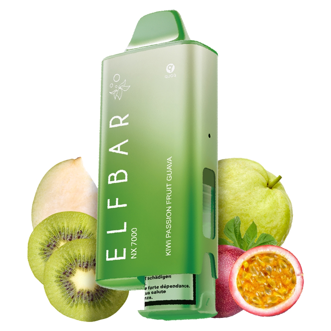 ELFBAR NX 7000 Kit Kiwi Passion Guava Liquid Menge: 12 ml