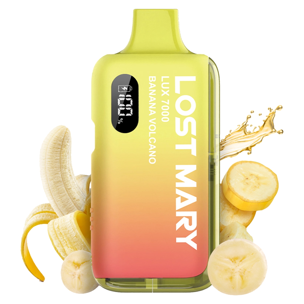Lost Mary LUX 7000 Banana Volcano Kit Liquid Menge: 12 ml