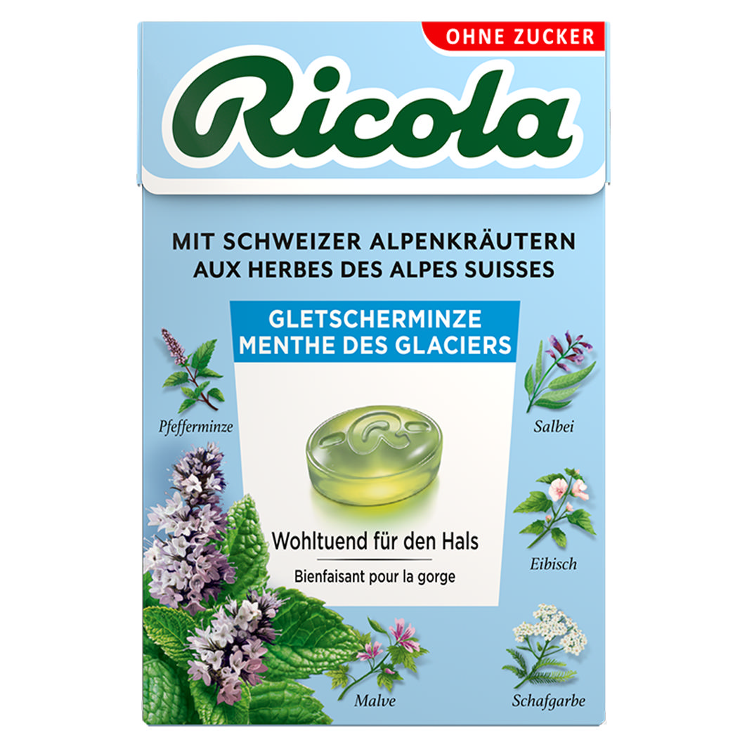 Ricola Box Gletscherminze 50g