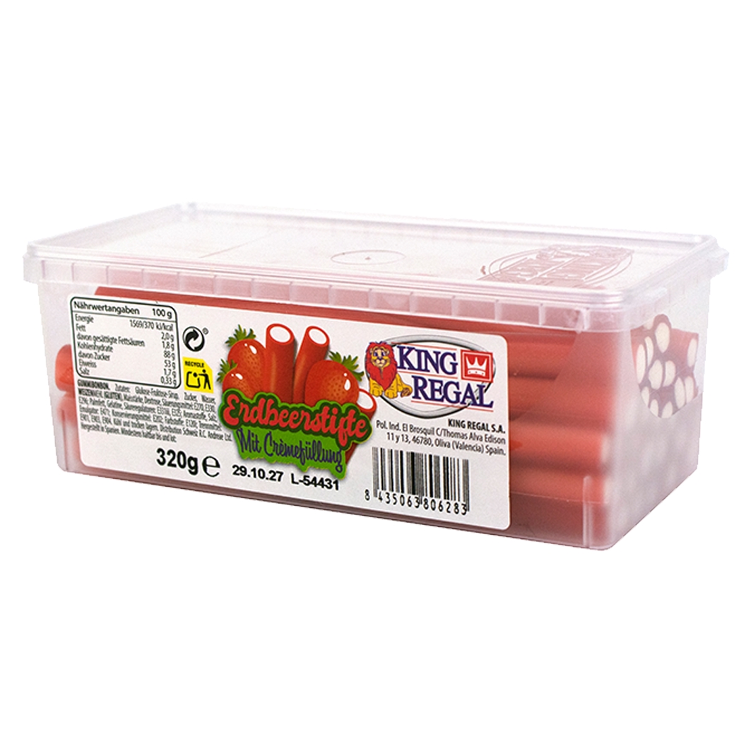 King Regal Picas Erdbeer 320g