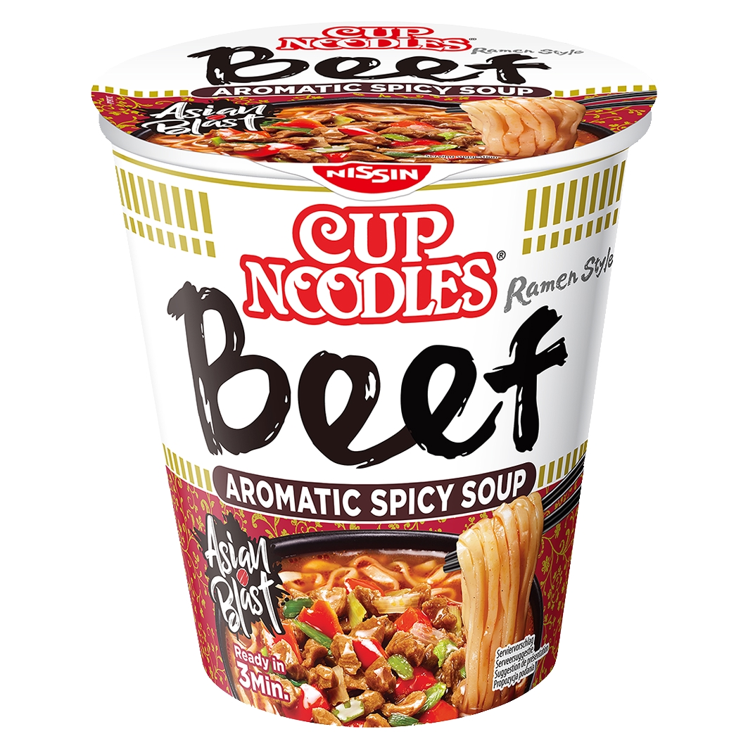 Nissin Noodles Rindfleisch 64g