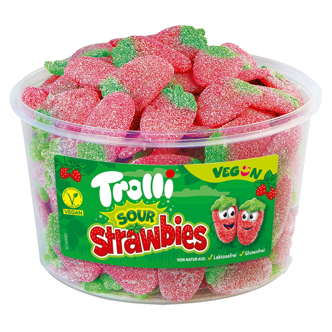 Trolli Sour Strawbies 1.32kg